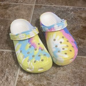 Tye Dye Crocs